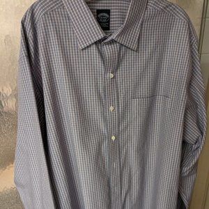 Brooks Brothers 18.5 38/39 Shirt Plaid